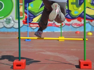 entrenamiento salto de vallas
