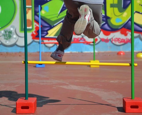 entrenamiento salto de vallas