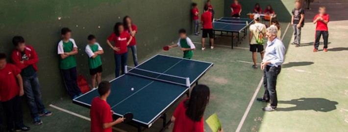 Ping-pong en campamentos y aire libre